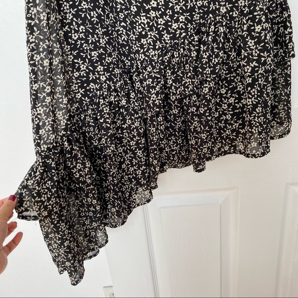 Dex tiered asymmetrical floral dress - Picture 4 of 6